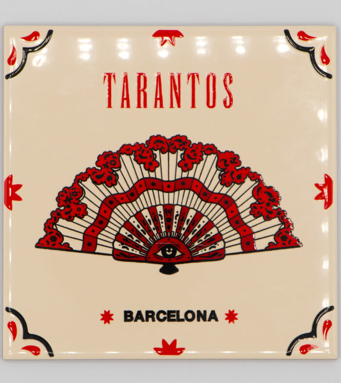 Baldosa Los Tarantos - Abanico Flamenco